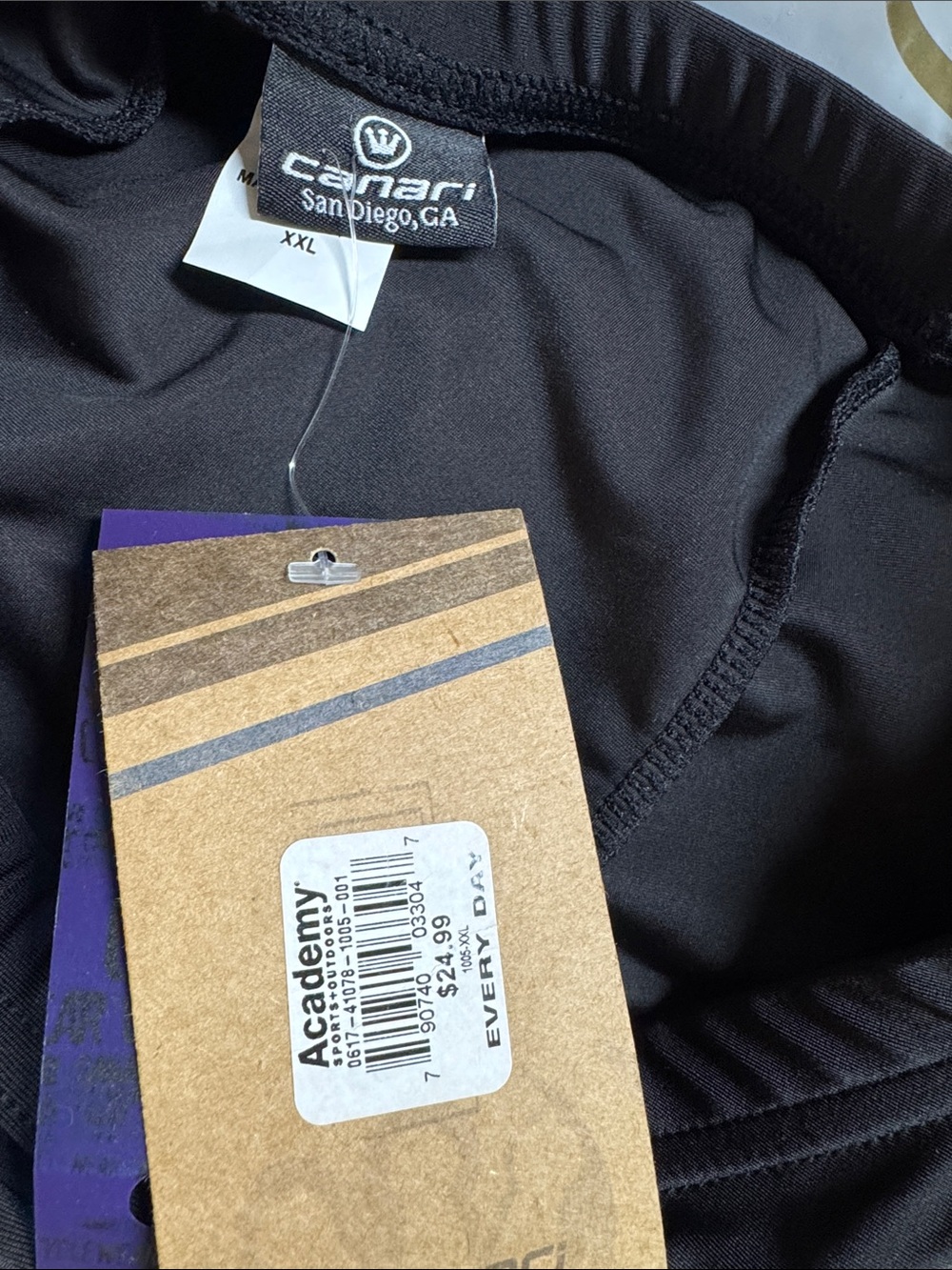 Canari Black Performance Cycling Jersey
